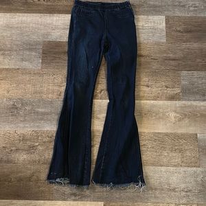 Flying Monkey Dark Wash Flares 27x34